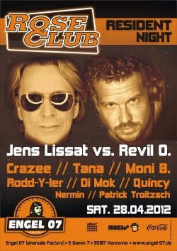 Rose Club Resident Night feat. ** Jens Lissat vs. Revil O.