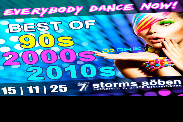 Vollbild Everybody Dance Now – Best of 90s, 2000s & 2010s